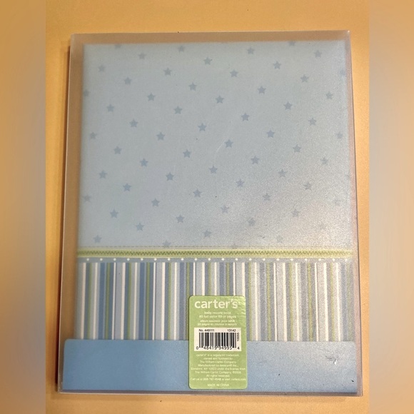 NWOT-set of 2 Carters Baby Books for Boy My Baby Book and Baby Shower Memories - Picture 4 of 7